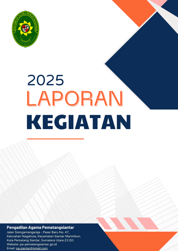 Cover Laporan Pelaksanaan Kegiatan 2021 